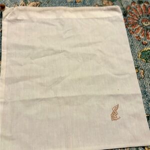 Ancient Greek Sandals White Drawstring Bag - set of 2